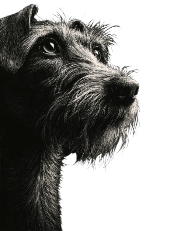 A Dog V6 Vinyl Car Decal Sticker – Waterproof & UV-Resistant 8"