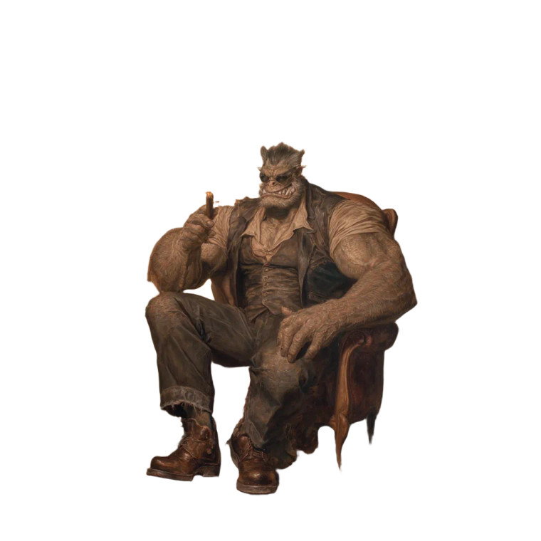 Mutant Victorian Man Vinyl Car Decal Sticker – Waterproof & UV-Resistant 8"