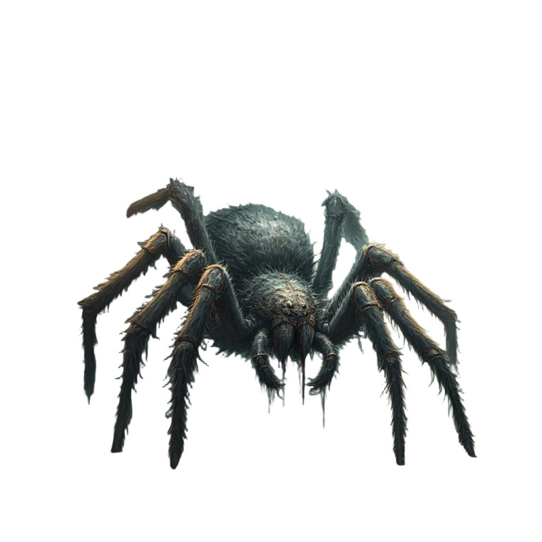 Giant Spider Portrait V2 Vinyl Car Decal Sticker – Waterproof & UV-Resistant 8"