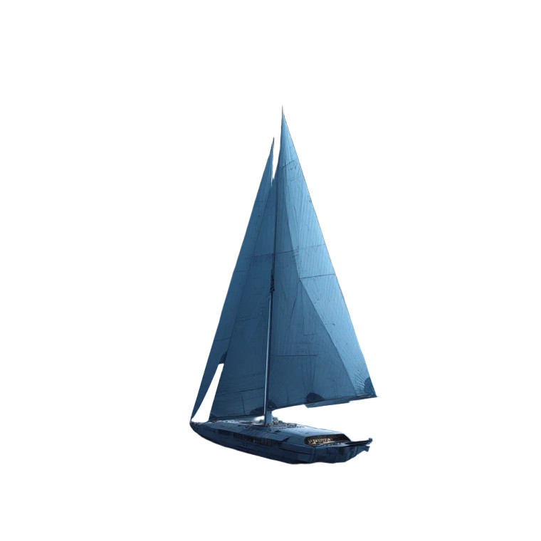 Space Sail Vinyl Car Decal Sticker – Waterproof & UV-Resistant 8"