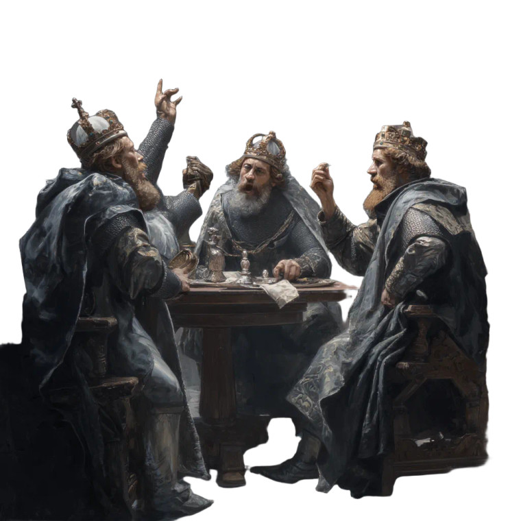 King In Dispute Vinyl Car Decal Sticker – Waterproof & UV-Resistant 8"