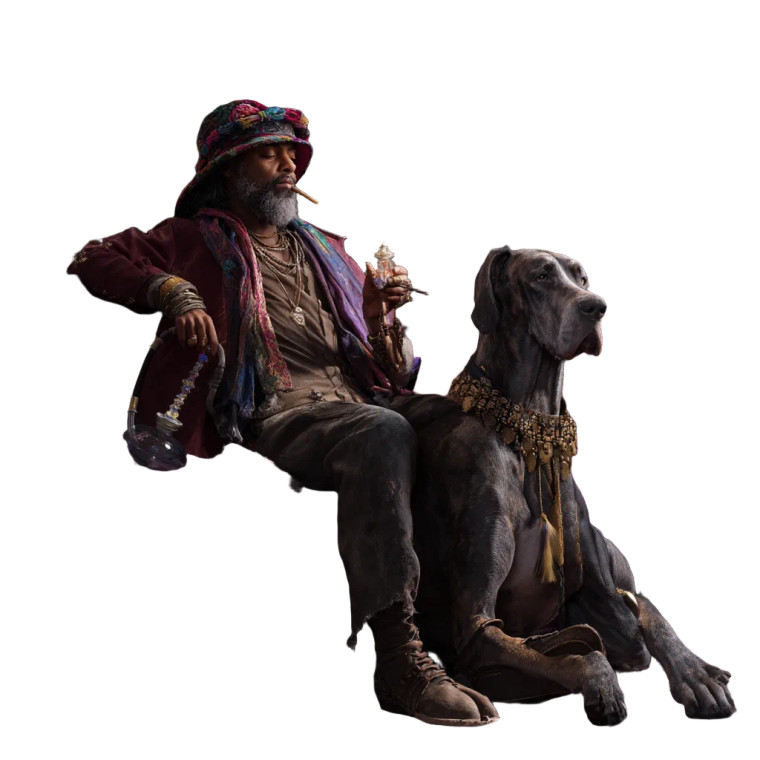 Bohemian Hookah Scene Vinyl Car Decal Sticker – Waterproof & UV-Resistant 8"