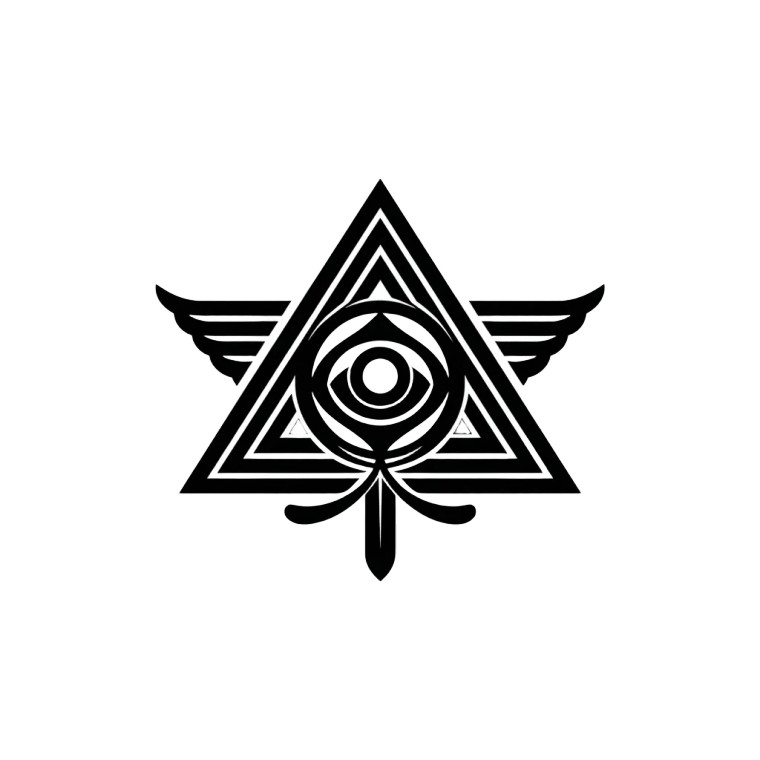 Occult Eye Logo Vinyl Car Decal Sticker – Waterproof & UV-Resistant 8" Occult Eye Logo Vinyl Car Decal Sticker – Waterproof & UV-Resistant 8"