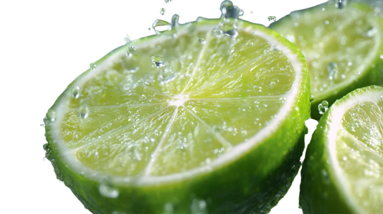 Fresh Lime Slices Vinyl Car Decal Sticker – Waterproof & UV-Resistant 8"