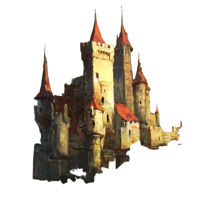 Castle Vinyl Car Decal Sticker – Waterproof & UV-Resistant 8"