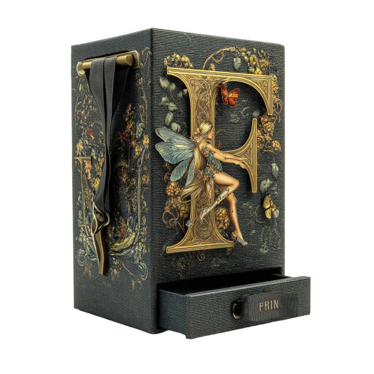 Fantasy Gift Box Vinyl Car Decal Sticker – Waterproof & UV-Resistant 8"