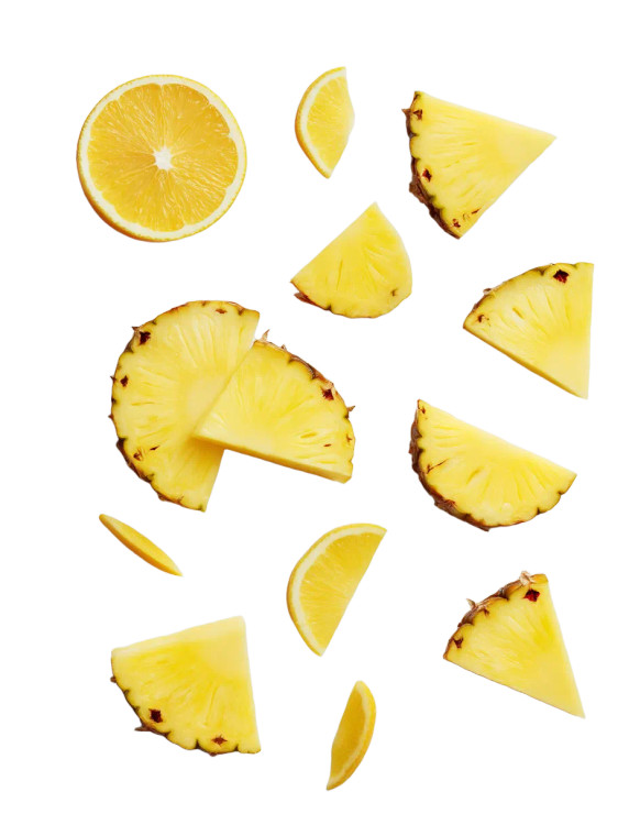 Sliced Pineapple Knolling Vinyl Car Decal Sticker – Waterproof & UV-Resistant 8"