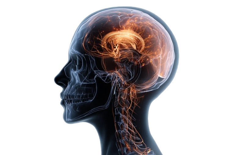 Glowing Neurospicy Brain Vinyl Car Decal Sticker – Waterproof & UV-Resistant 8"