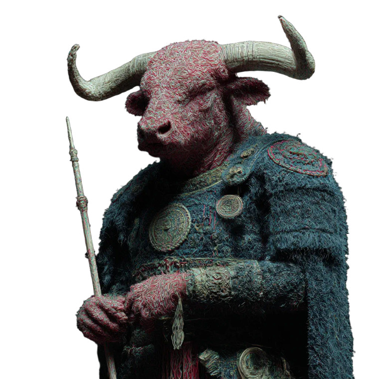 Chaotic Minotaur V3 Vinyl Car Decal Sticker – Waterproof & UV-Resistant 8"