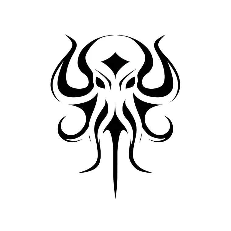 Mindflayer Symbol Vinyl Car Decal Sticker – Waterproof & UV-Resistant 8"