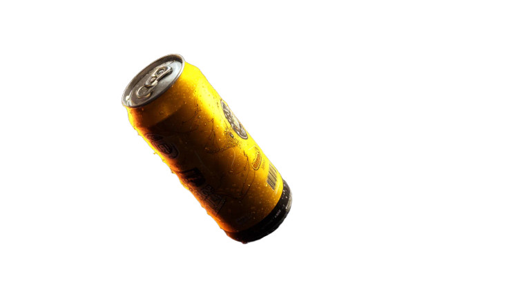 Cosmic Beer Can Vinyl Car Decal Sticker – Waterproof & UV-Resistant 8"