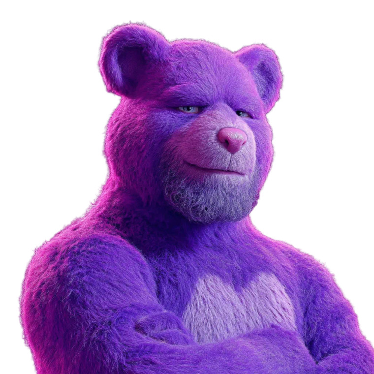 Jason Statham Carebear Vinyl Car Decal Sticker – Waterproof & UV-Resistant 8"