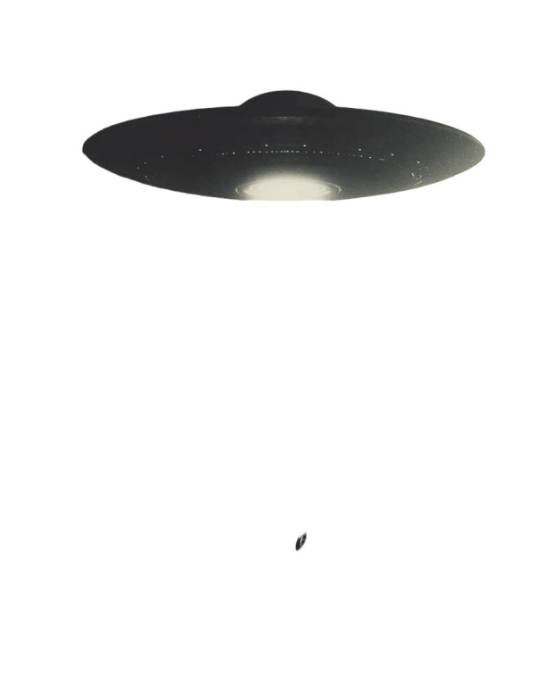 Vintage Ufo Abduction Vinyl Car Decal Sticker – Waterproof & UV-Resistant 8"
