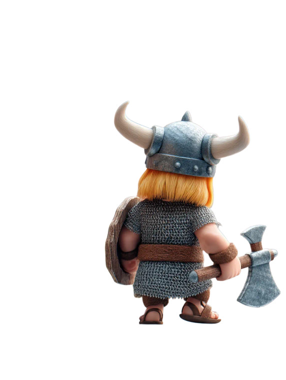 Barbarian In Supermarket Vinyl Car Decal Sticker – Waterproof & UV-Resistant 8"