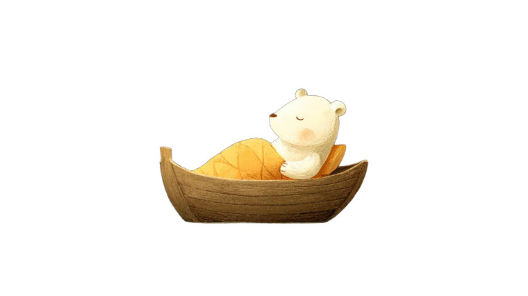 Dreamy Bear Sail Vinyl Car Decal Sticker – Waterproof & UV-Resistant 8"