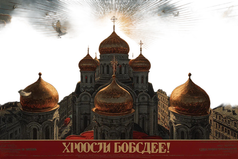 Orthodox Easter Poster Vinyl Car Decal Sticker – Waterproof & UV-Resistant 8"