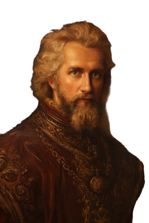 Fantasy Nobleman Portrait V2 Vinyl Car Decal Sticker – Waterproof & UV-Resistant 8"