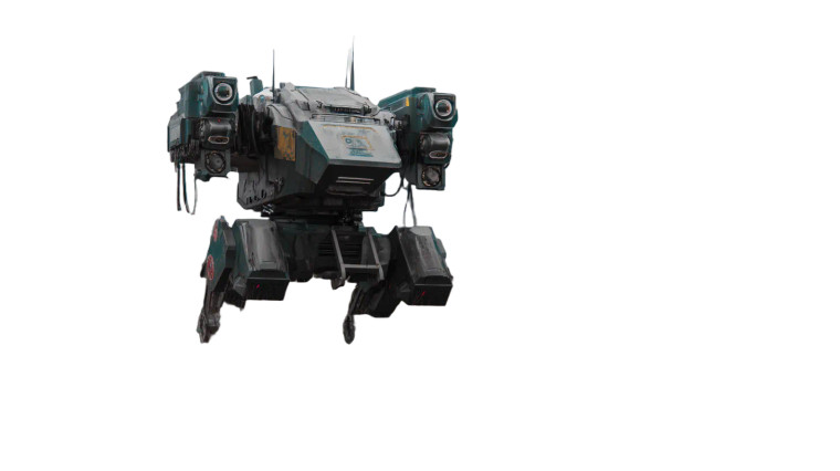 Mech War Robot Vinyl Car Decal Sticker – Waterproof & UV-Resistant 8"