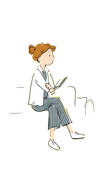 Mother Reading Book Vinyl Car Decal Sticker – Waterproof & UV-Resistant 8"