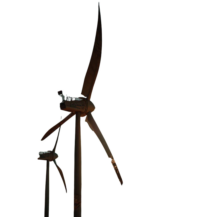 Wind Turbine Portrait Vinyl Car Decal Sticker – Waterproof & UV-Resistant 8"