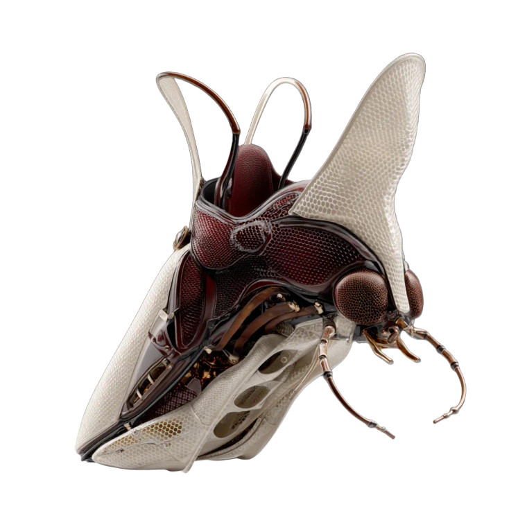 Futuristic Insect Sneakers Vinyl Car Decal Sticker – Waterproof & UV-Resistant 8"