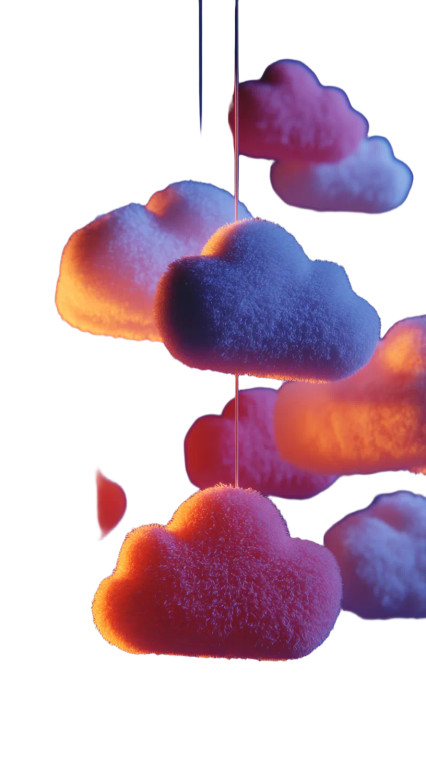 Friendly Candy Cloud Vinyl Car Decal Sticker – Waterproof & UV-Resistant 8"