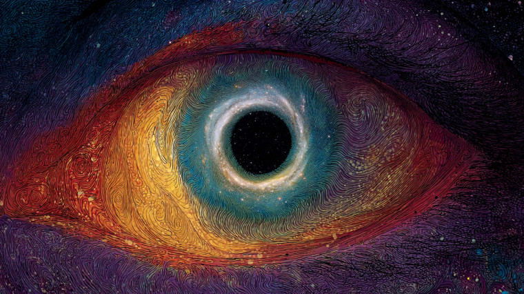 Galactic Eyeball Vinyl Car Decal Sticker – Waterproof & UV-Resistant 8"