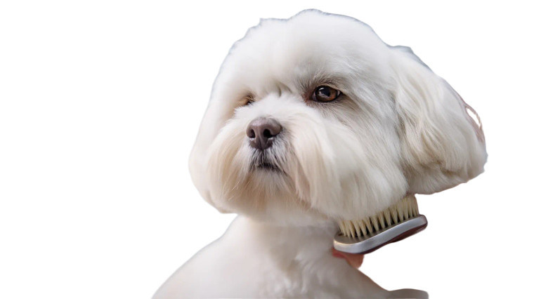 Fluffy Dog Grooming Vinyl Car Decal Sticker – Waterproof & UV-Resistant 8"