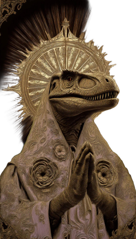 Raptor Saint Vinyl Car Decal Sticker – Waterproof & UV-Resistant 8"