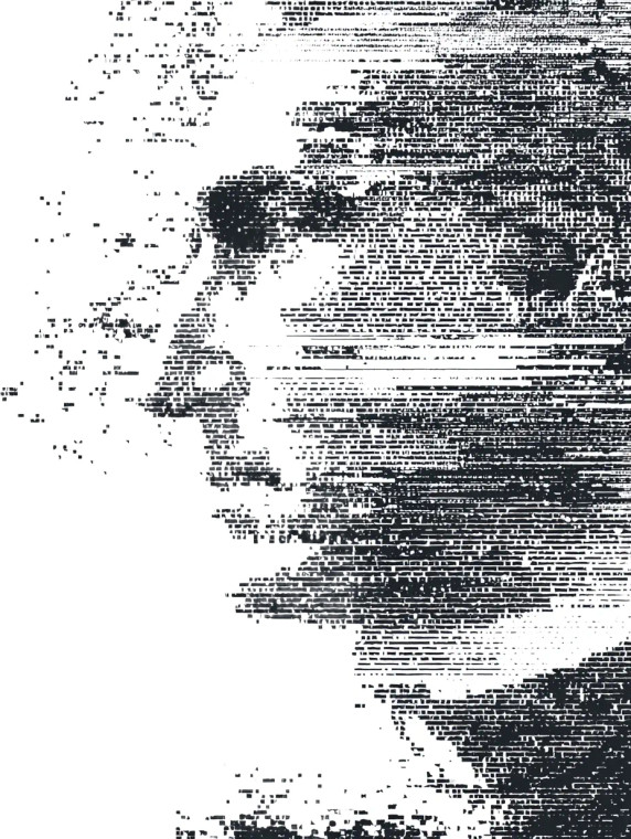 Ascii Art Portrait Vinyl Car Decal Sticker – Waterproof & UV-Resistant 8" Ascii Art Portrait Vinyl Car Decal Sticker – Waterproof & UV-Resistant 8"