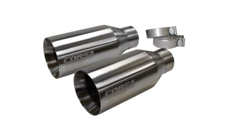 Corsa Performance Pro Series 5 Inch Stainless Steel Exhaust Tip | For Ford F-150 | Set of 2