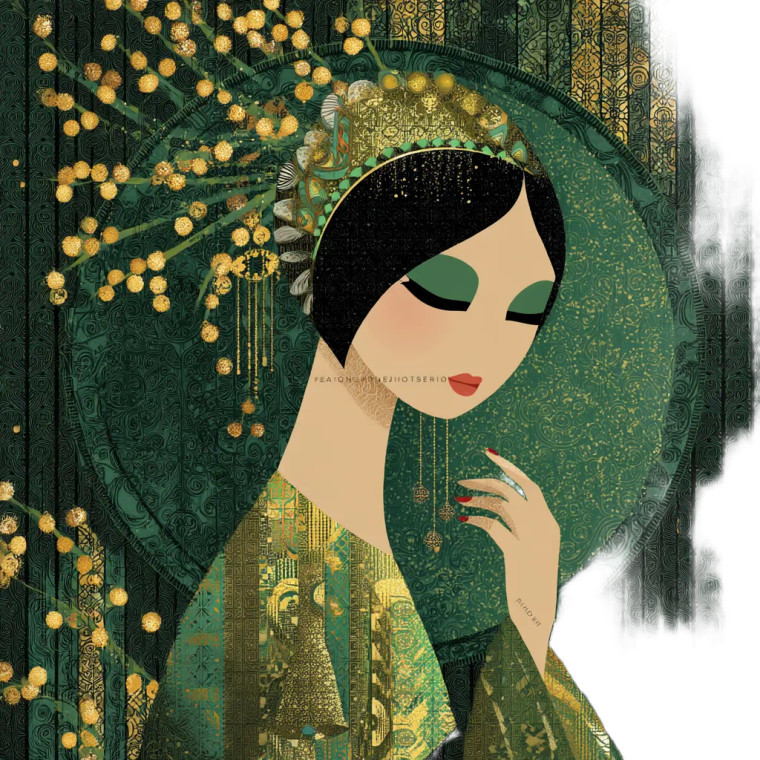 Earth Goddess Art Vinyl Car Decal Sticker – Waterproof & UV-Resistant 8"