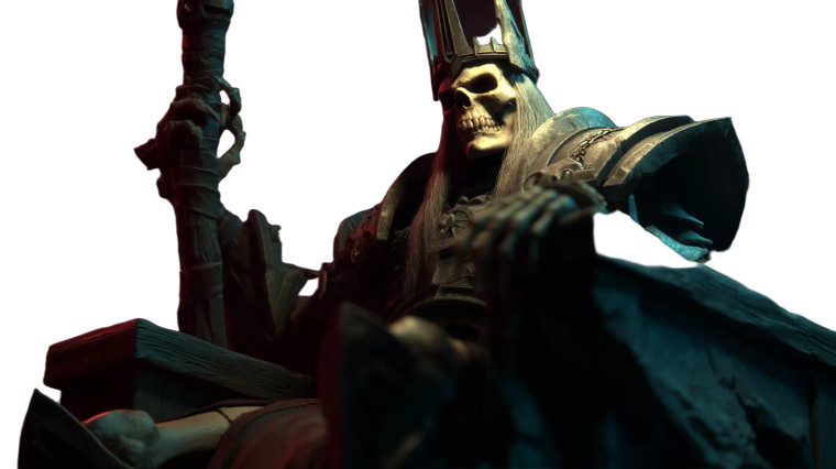 Skeleton King Leoric Vinyl Car Decal Sticker – Waterproof & UV-Resistant 8"