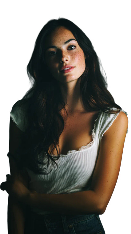 Fashion Editorial Portrait V3 Vinyl Car Decal Sticker – Waterproof & UV-Resistant 8"