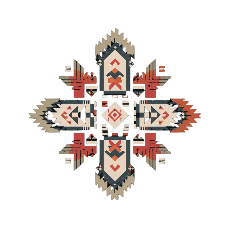 Native American Pattern Vinyl Car Decal Sticker – Waterproof & UV-Resistant 8" Native American Pattern Vinyl Car Decal Sticker – Waterproof & UV-Resistant 8"