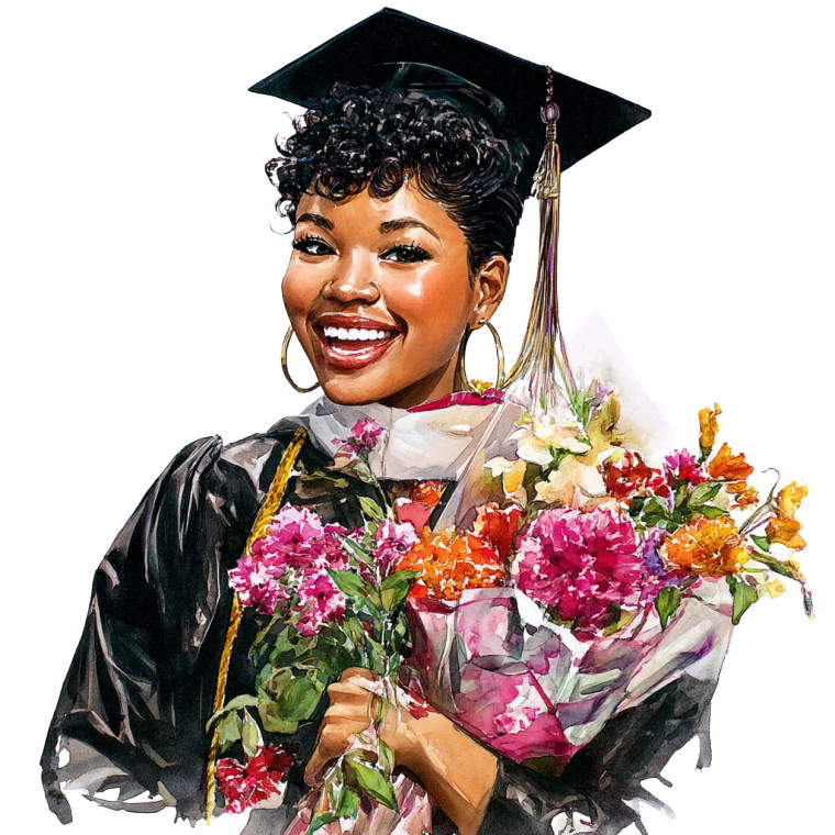 Graduating Student Joy Vinyl Car Decal Sticker – Waterproof & UV-Resistant 8"