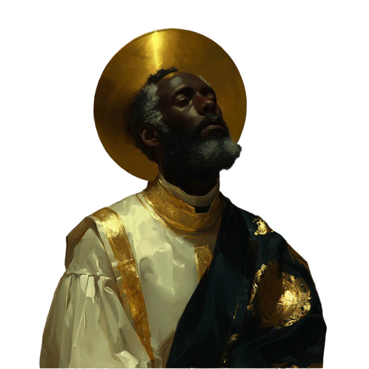 Holy Saint Vinyl Car Decal Sticker – Waterproof & UV-Resistant 8"