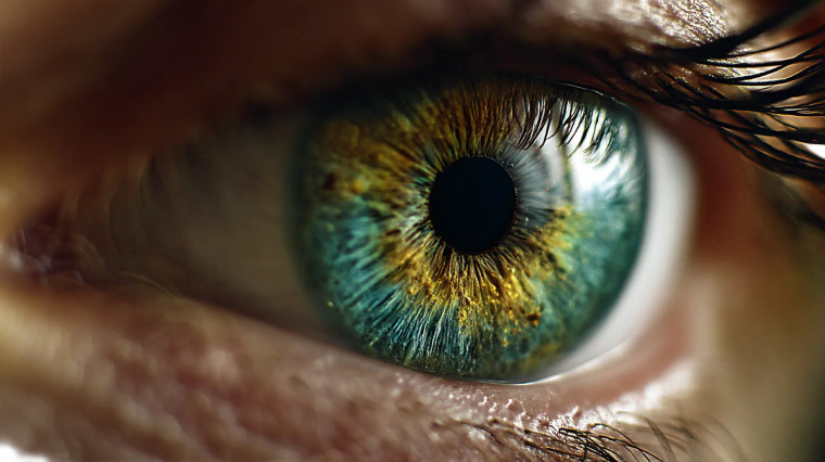 Vibrant Eye Close-Up Vinyl Car Decal Sticker – Waterproof & UV-Resistant 8"