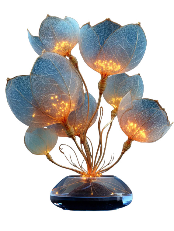 Futuristic Flower Pot Vinyl Car Decal Sticker – Waterproof & UV-Resistant 8"