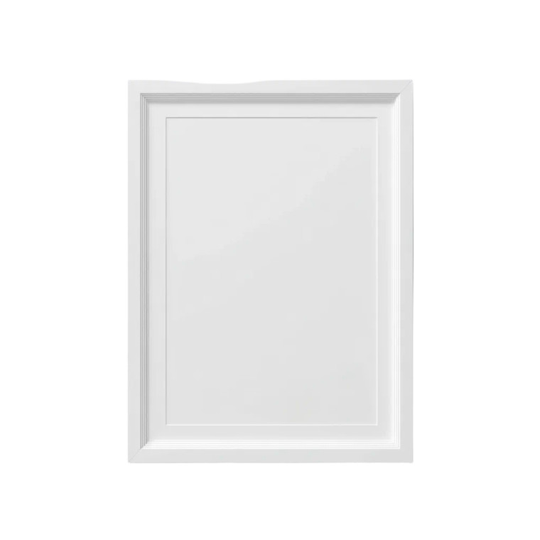 White Picture Frame V2 Vinyl Car Decal Sticker – Waterproof & UV-Resistant 8"