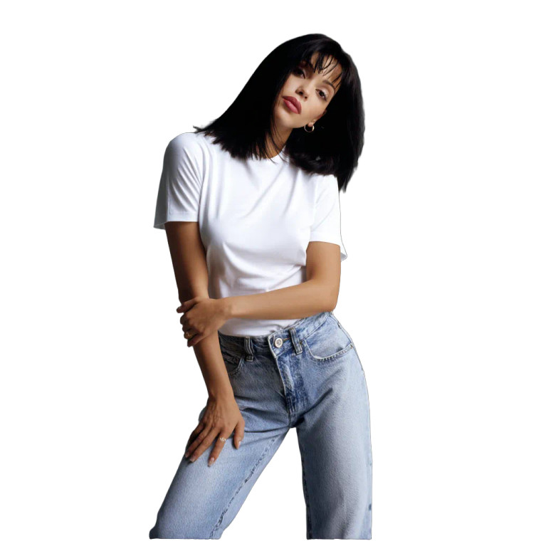 Elegant Minimalistic Model Vinyl Car Decal Sticker – Waterproof & UV-Resistant 8"