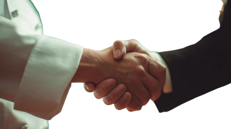 Chef And Businessman Vinyl Car Decal Sticker – Waterproof & UV-Resistant 8"