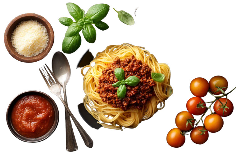Spaghetti Bolognese Setup Vinyl Car Decal Sticker – Waterproof & UV-Resistant 8"