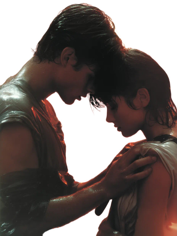 Passionate Couple V2 Vinyl Car Decal Sticker – Waterproof & UV-Resistant 8"