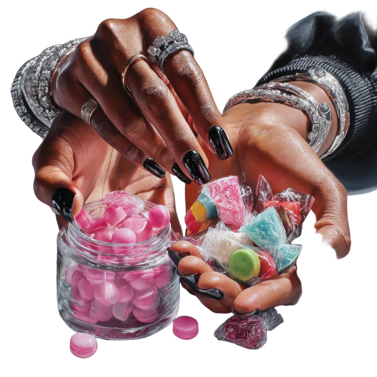 Handing Snacks Vinyl Car Decal Sticker – Waterproof & UV-Resistant 8"