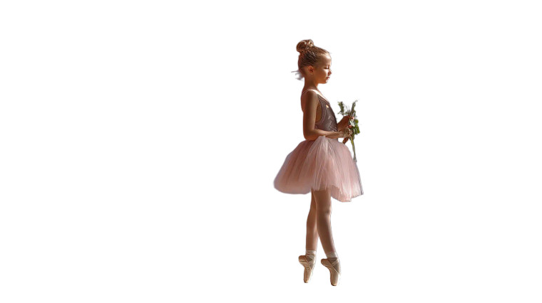 Pink Tulle Dress Girl Vinyl Car Decal Sticker – Waterproof & UV-Resistant 8"
