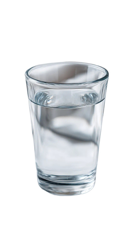 Glass Of Water V2 Vinyl Car Decal Sticker – Waterproof & UV-Resistant 8"