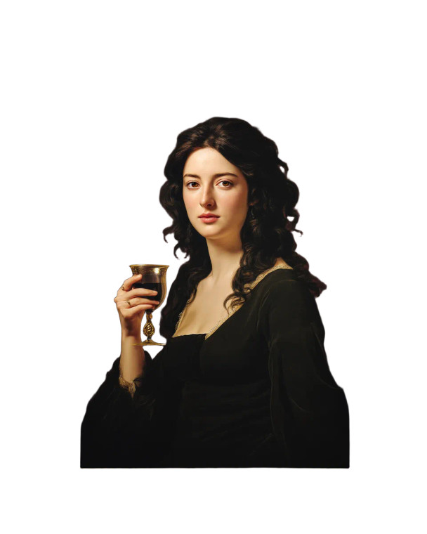 Enlightenment Era Portrait V2 Vinyl Car Decal Sticker – Waterproof & UV-Resistant 8"