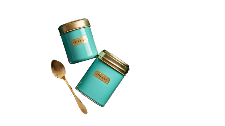 Luxury Tiffany Tea Set Vinyl Car Decal Sticker – Waterproof & UV-Resistant 8"