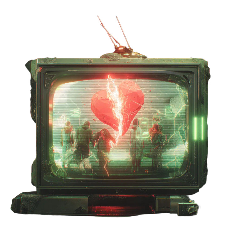 Retro-Futuristic Crt Tv Vinyl Car Decal Sticker – Waterproof & UV-Resistant 8"